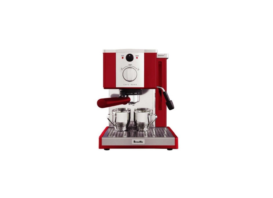 ESP8BMR Cafe Roma Espresso Machine - RED